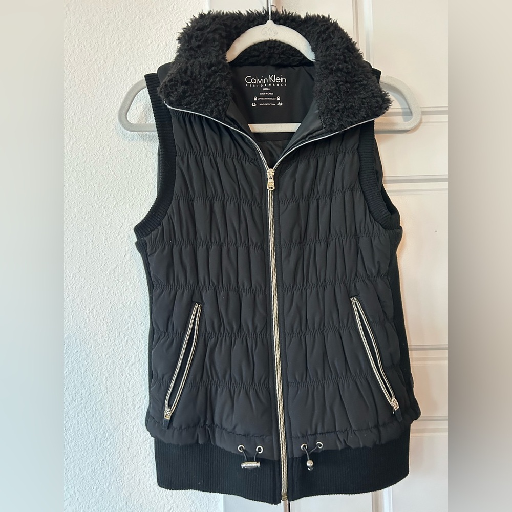 Calvin Klein Charcoal Women's Quilted Vest